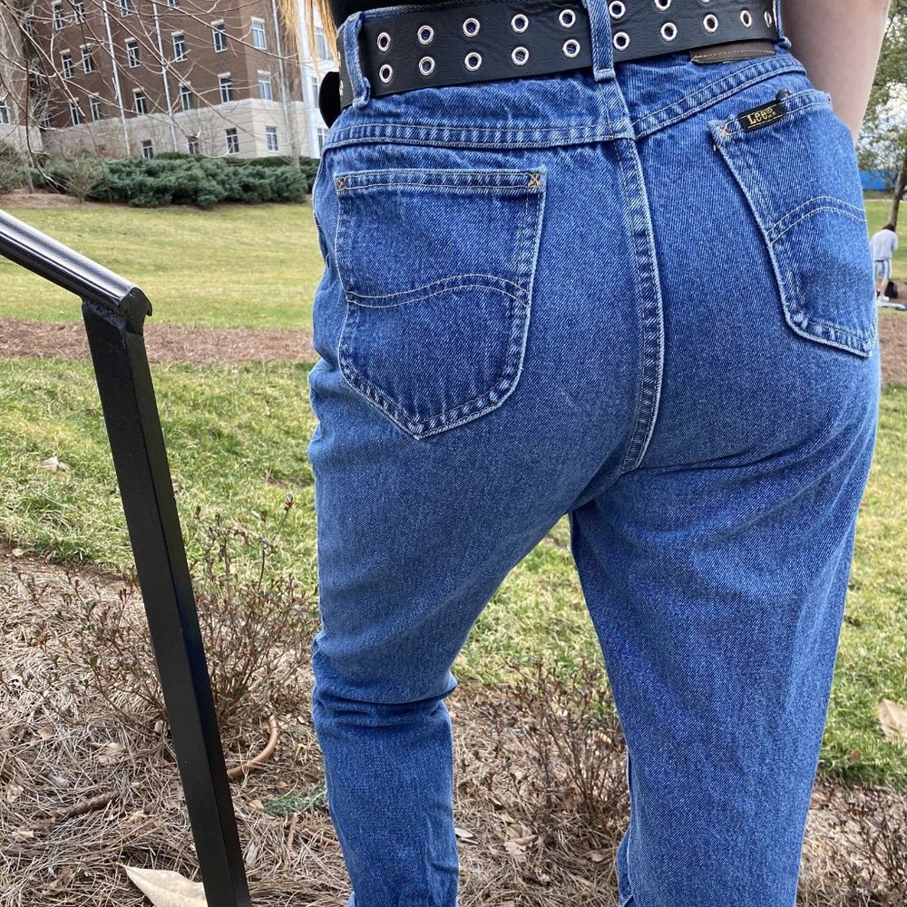 High-Waisted Lee Mom Jeans